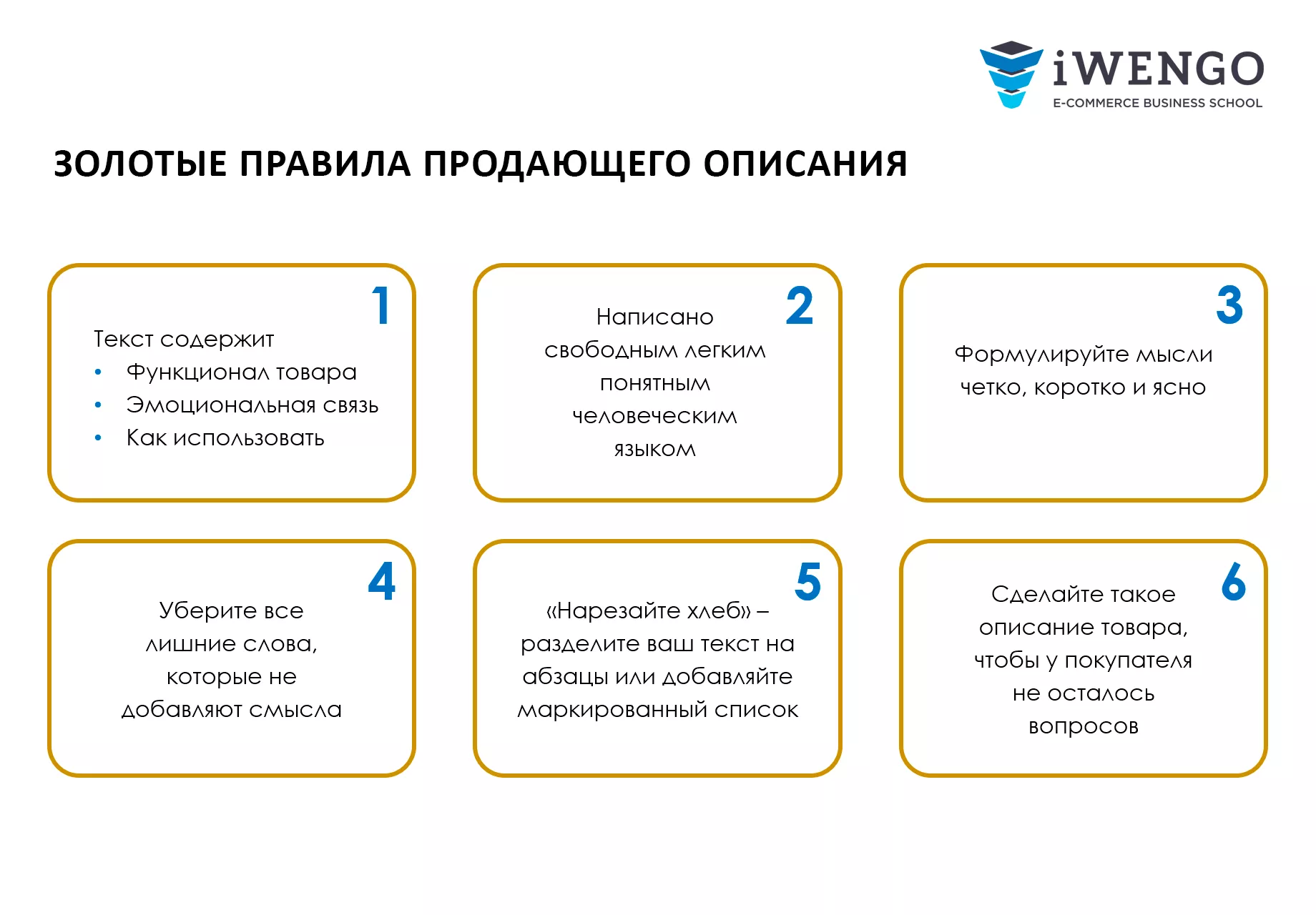 Курс «Золотые правила Юзабилити. Продающая карточка товара»