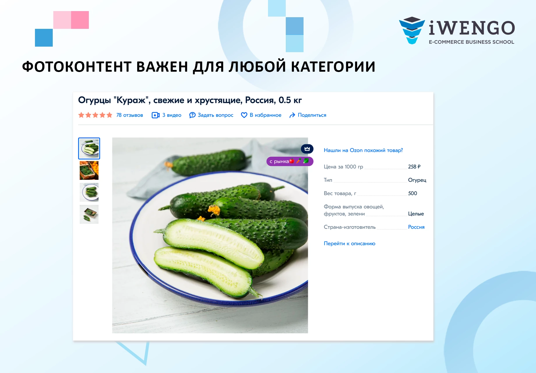 Практический курс «Продающая карточка товара»